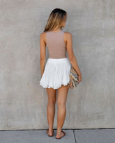 Zylie Mini Skirt - White